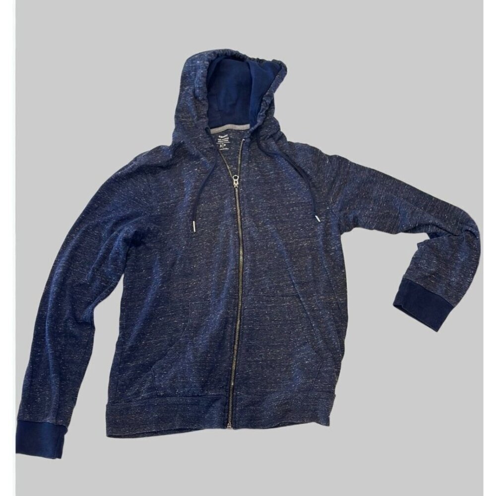 Old Navy Mens Lightweight Full Zip Hoodie Kangaroo Pockets Size Small